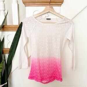 MATERIAL GIRL active ombre top sz XS